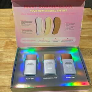 Naked Sunday cabana glow spf tint set